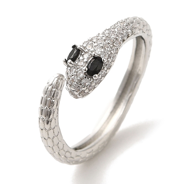 PandaHall Rack Plating Brass Micro Pave Cubic Zirconia Cuff Rings, Long-Lasting Plated, Lead Free & Cadmium Free, Snake, Platinum...
PandaHall Rack Plating Brass Micro Pave Cubic Zirconia Cuff Rings, Long-Lasting Plated, Lead Free & Cadmium Free, Snake, Platinum...
