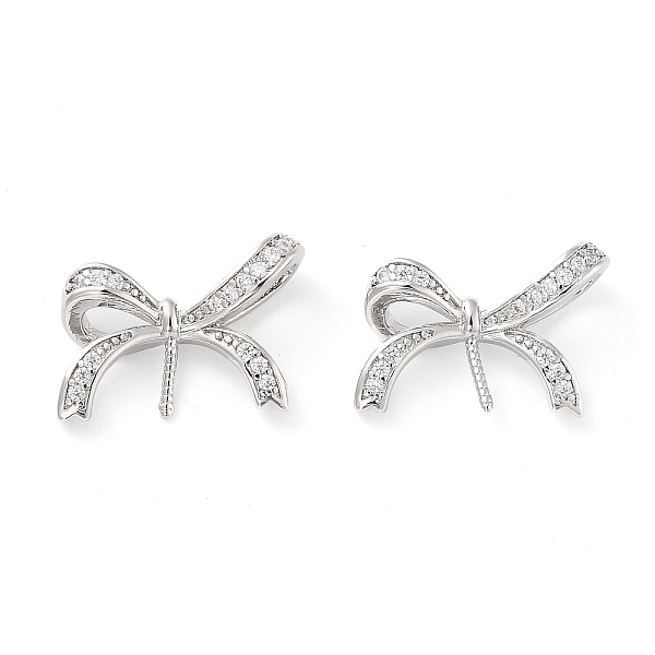 PandaHall Rack Plating Brass Micro Pave Clear Cubic Zirconia Pendants, Long-Lasting Plated, Cadmium Free & Lead Free, Bowknot, Platinum...
PandaHall Rack Plating Brass Micro Pave Clear Cubic Zirconia Pendants, Long-Lasting Plated, Cadmium Free & Lead Free, Bowknot, Platinum...
