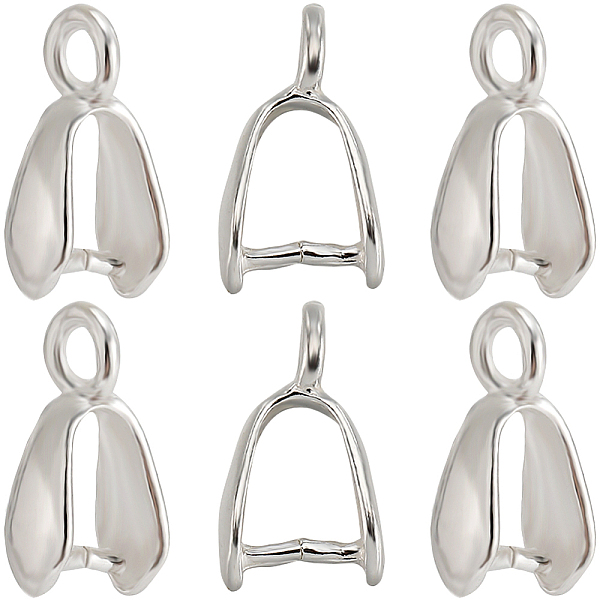 PandaHall SUNNYCLUE 6Pcs 925 Sterling Silver Pendant Bails, Ice Pick & Pinch Bails, with S925 Stamp, Silver, 9x5x3mm, Hole: 1.5mm, Pin...
PandaHall SUNNYCLUE 6Pcs 925 Sterling Silver Pendant Bails, Ice Pick & Pinch Bails, with S925 Stamp, Silver, 9x5x3mm, Hole: 1.5mm, Pin...