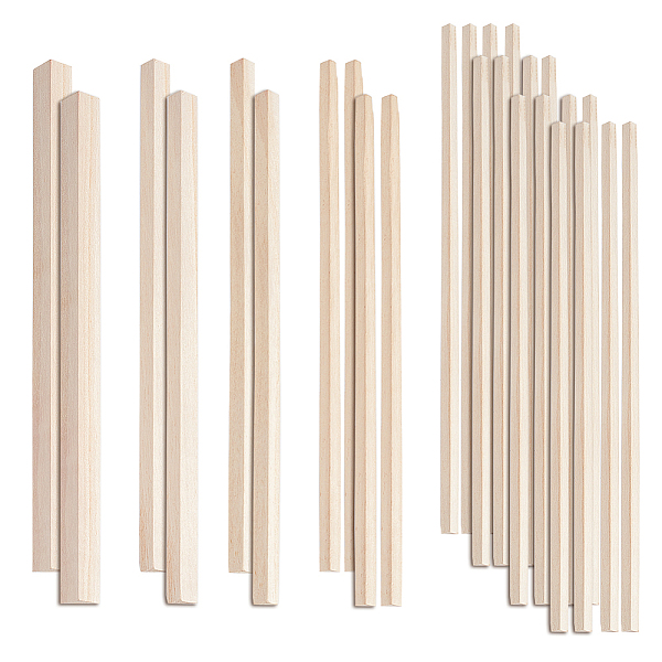 PandaHall OLYCRAFT 26Pcs Triangle Wood Sticks 5 Sizes Unfinished Wooden Strips Triangle Dowels Strips Wooden Triangle Dowel Rod Natural Wood..., Orange
PandaHall OLYCRAFT 26Pcs Triangle Wood Sticks 5 Sizes Unfinished Wooden Strips Triangle Dowels Strips Wooden Triangle Dowel Rod Natural Wood..., Orange