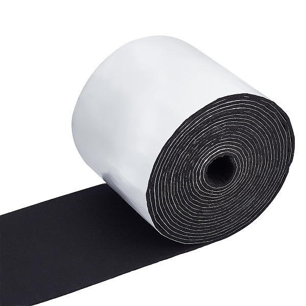 PandaHall Self-adhesive Felt Fabric, DIY Crafts, Black, 14x0.3cm, about 6m/roll Fibre Black
PandaHall Self-adhesive Felt Fabric, DIY Crafts, Black, 14x0.3cm, about 6m/roll Fibre Black