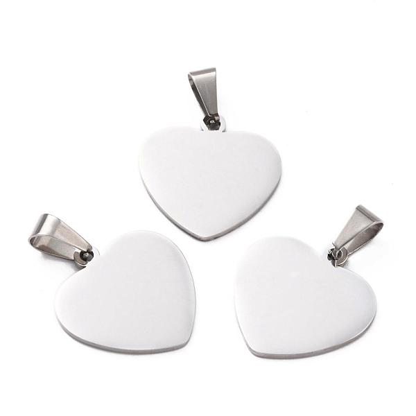 PandaHall 304 Stainless Steel Stamping Blank Tag Pendants, Heart, Stainless Steel Color, 24x25x1.5mm, Hole: 7x4mm Stainless Steel Heart
PandaHall 304 Stainless Steel Stamping Blank Tag Pendants, Heart, Stainless Steel Color, 24x25x1.5mm, Hole: 7x4mm Stainless Steel Heart