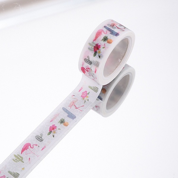 PandaHall DIY Scrapbook Decorative Paper Tapes, Adhesive Tapes, Mixed Shaped, White, 15mm, 5m/roll(5.46yards/roll) Paper White
PandaHall DIY Scrapbook Decorative Paper Tapes, Adhesive Tapes, Mixed Shaped, White, 15mm, 5m/roll(5.46yards/roll) Paper White