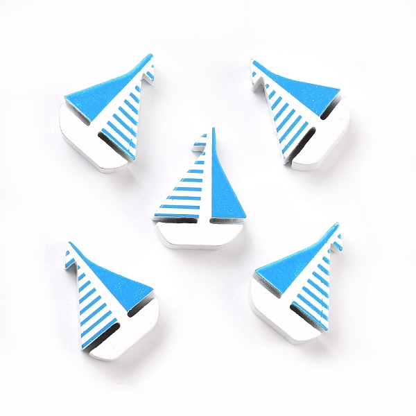 PandaHall Ocean Theme Spray Painted Natural Wood Beads, Sail Boat, Deep Sky Blue, 24.5x19.5x8mm, Hole: 2.8mm Wood Vehicle
PandaHall Ocean Theme Spray Painted Natural Wood Beads, Sail Boat, Deep Sky Blue, 24.5x19.5x8mm, Hole: 2.8mm Wood Vehicle
