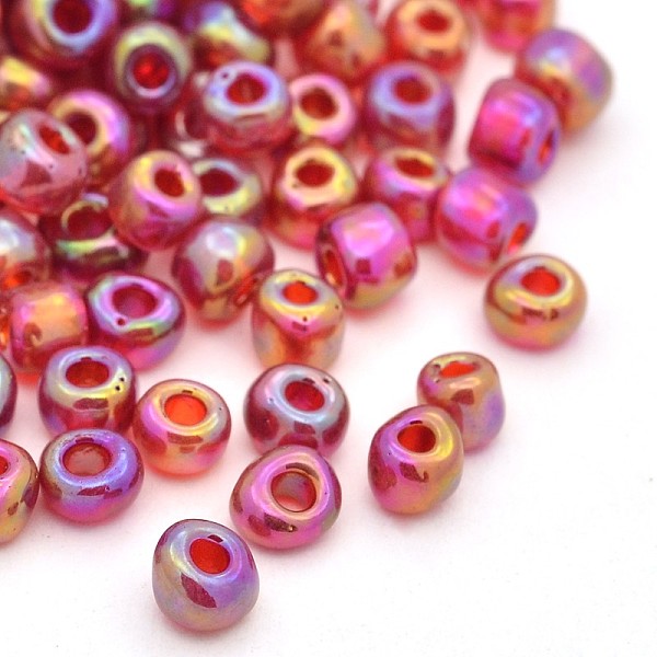 PandaHall Round Trans. Colors Rainbow Glass Seed Beads, Fuchsia, Size: about 2mm in diameter, hole:1mm, about 3306pcs/50g Glass Pink
PandaHall Round Trans. Colors Rainbow Glass Seed Beads, Fuchsia, Size: about 2mm in diameter, hole:1mm, about 3306pcs/50g Glass Pink