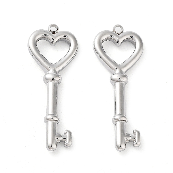 PandaHall 304 Stainless Steel Pendants, Heart Key Charm, Stainless Steel Color, 29.5x11x3mm, Hole: 1.4mm 304 Stainless Steel Key
PandaHall 304 Stainless Steel Pendants, Heart Key Charm, Stainless Steel Color, 29.5x11x3mm, Hole: 1.4mm 304 Stainless Steel Key