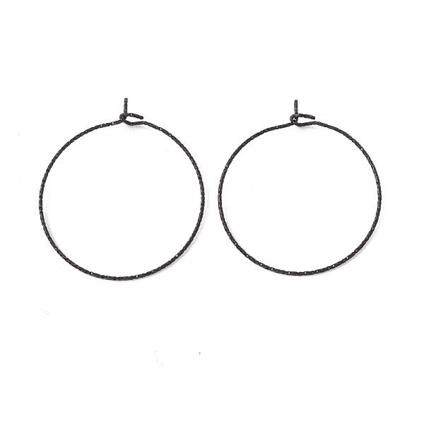 PandaHall Ion Plating(IP) 316 Surgical Stainless Steel Hoop Earrings Findings, Wine Glass Charms Rings, Electrophoresis Black, 34x30mm, Pin...
PandaHall Ion Plating(IP) 316 Surgical Stainless Steel Hoop Earrings Findings, Wine Glass Charms Rings, Electrophoresis Black, 34x30mm, Pin...