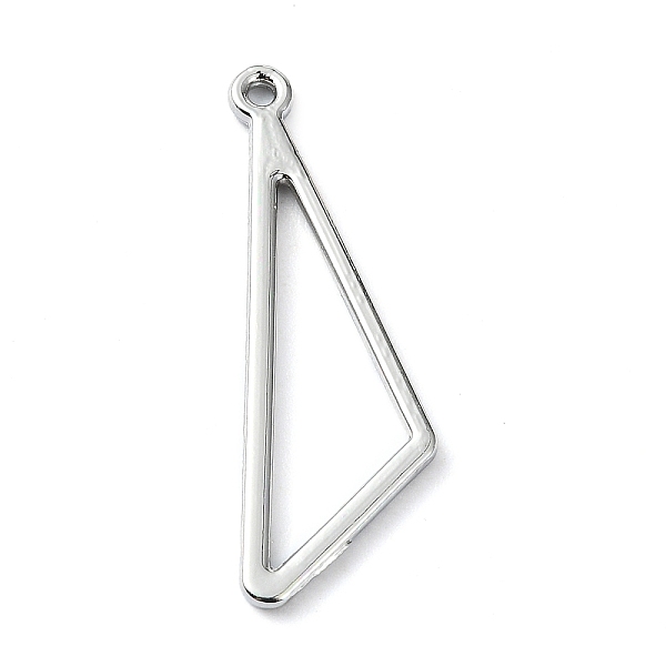 PandaHall Rack Plating Alloy Pendants, Triangle, Platinum, 27.5x11x1.5mm, Hole: 1mm Alloy Triangle
PandaHall Rack Plating Alloy Pendants, Triangle, Platinum, 27.5x11x1.5mm, Hole: 1mm Alloy Triangle