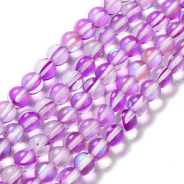 PandaHall Synthetic Moonstone Beads Strands, Round, Dark Violet, 6mm, Hole: 1mm, about 31pcs/strand, 7.20 inch(18.3cm) Moonstone Round
PandaHall Synthetic Moonstone Beads Strands, Round, Dark Violet, 6mm, Hole: 1mm, about 31pcs/strand, 7.20 inch(18.3cm) Moonstone Round