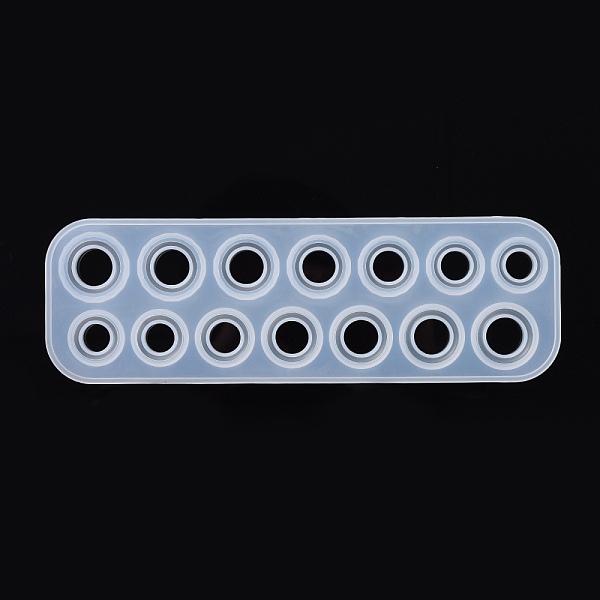 PandaHall Ring Silicone Molds, Epoxy Resin Casting Molds, For UV Resin, DIY Jewelry Craft Making, White, 257x82x8~8.5mm, Inner Size: 22~28mm...
PandaHall Ring Silicone Molds, Epoxy Resin Casting Molds, For UV Resin, DIY Jewelry Craft Making, White, 257x82x8~8.5mm, Inner Size: 22~28mm...