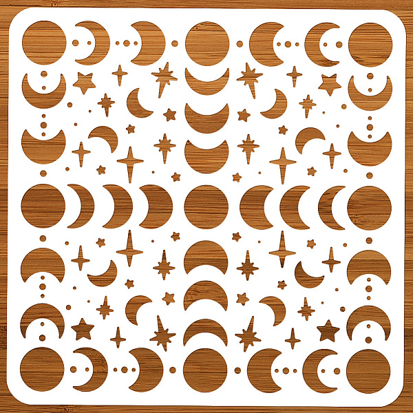 PandaHall PET Hollow Out Drawing Painting Stencils, for DIY Scrapbook, Photo Album, Moon, 300x300mm Plastic Moon
PandaHall PET Hollow Out Drawing Painting Stencils, for DIY Scrapbook, Photo Album, Moon, 300x300mm Plastic Moon