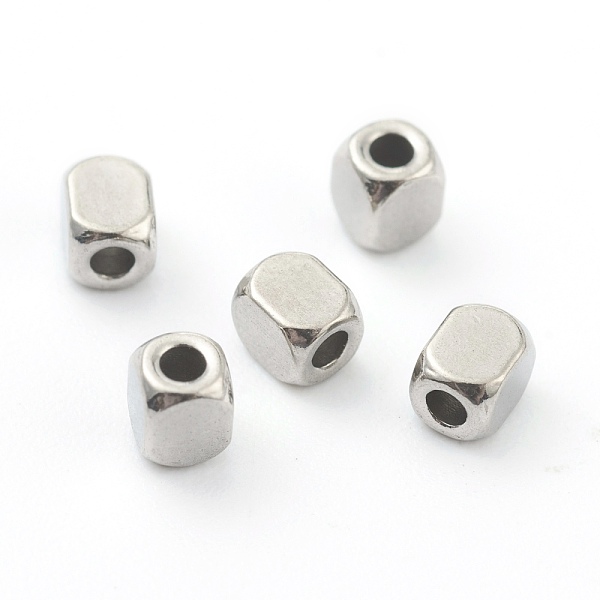 PandaHall 304 Stainless Steel Beads, Cuboid, Stainless Steel Color, 3x2.5x2.5mm, Hole: 1.2mm 304 Stainless Steel Cuboid
PandaHall 304 Stainless Steel Beads, Cuboid, Stainless Steel Color, 3x2.5x2.5mm, Hole: 1.2mm 304 Stainless Steel Cuboid