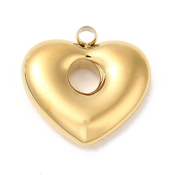 PandaHall Manual Polishing 304 Stainless Steel Pendants, Heart Charm, Real 18K Gold Plated, 17x17.5x4.5mm, Hole: 1.8mm 304 Stainless Steel...
PandaHall Manual Polishing 304 Stainless Steel Pendants, Heart Charm, Real 18K Gold Plated, 17x17.5x4.5mm, Hole: 1.8mm 304 Stainless Steel...