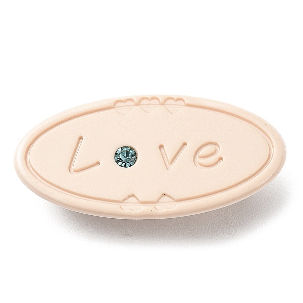 PandaHall Oval with Word Love Resin Alligator Hair Clips, with Iron Findings, Hair Accessories for Girls, Blanched Almond, 23x46x11mm Resin...
PandaHall Oval with Word Love Resin Alligator Hair Clips, with Iron Findings, Hair Accessories for Girls, Blanched Almond, 23x46x11mm Resin...