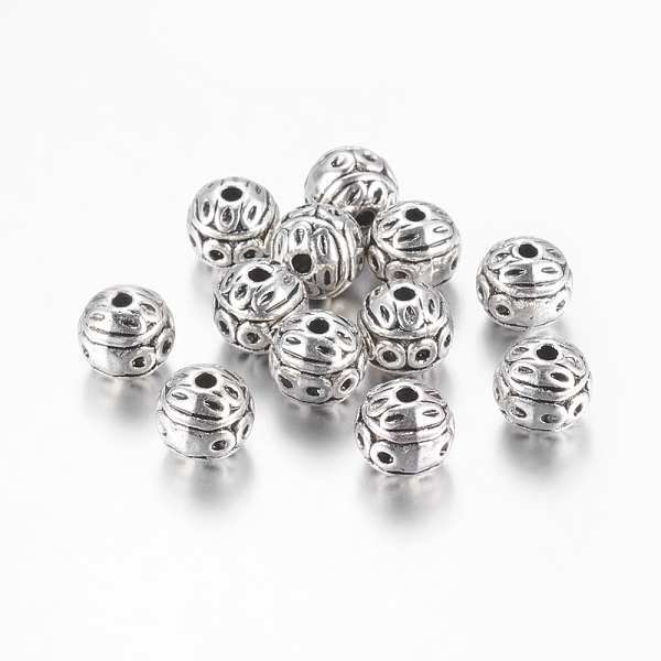 PandaHall Alloy Beads, Lead Free & Nickel Free & Cadmium Free, Round, Antique Silver, 8mm, Hole: 1mm Alloy Round
PandaHall Alloy Beads, Lead Free & Nickel Free & Cadmium Free, Round, Antique Silver, 8mm, Hole: 1mm Alloy Round