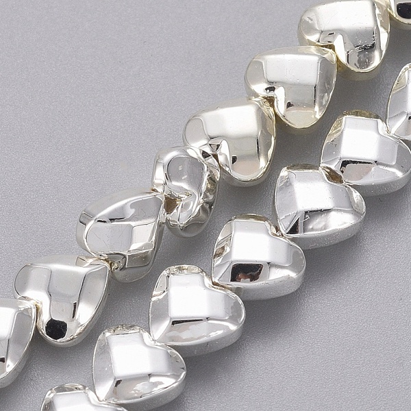 PandaHall Electroplated Non-magnetic Synthetic Hematite Beads Strands, Heart, Faceted, Silver Plated, 6x6x3.5mm, Hole: 0.8mm, about...
PandaHall Electroplated Non-magnetic Synthetic Hematite Beads Strands, Heart, Faceted, Silver Plated, 6x6x3.5mm, Hole: 0.8mm, about...