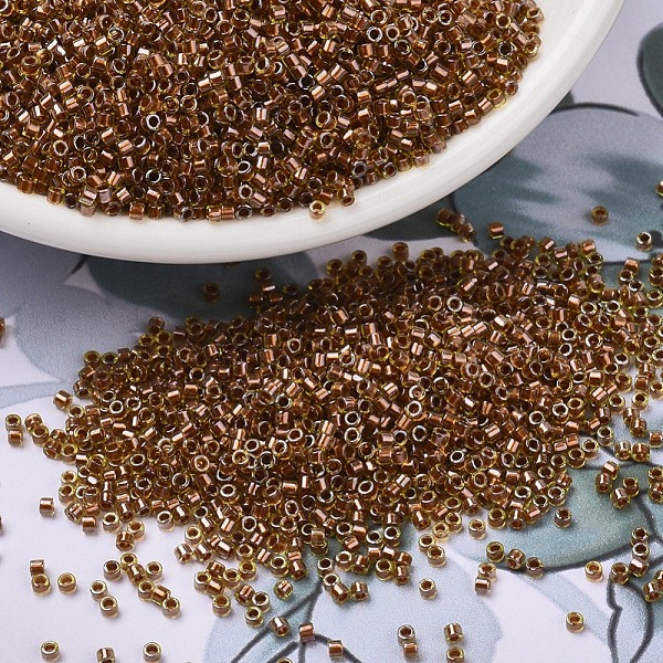 PandaHall MIYUKI Delica Beads, Cylinder, Japanese Seed Beads, 11/0, (DB1703) Copper Pearl Lined Chartruese, 1.3x1.6mm, Hole: 0.8mm, about..., Brown
PandaHall MIYUKI Delica Beads, Cylinder, Japanese Seed Beads, 11/0, (DB1703) Copper Pearl Lined Chartruese, 1.3x1.6mm, Hole: 0.8mm, about..., Brown