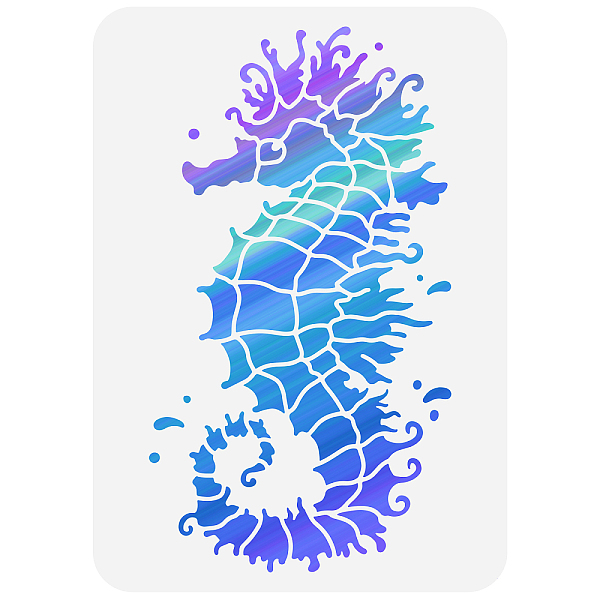 PandaHall FINGERINSPIRE Seahorse Stencil 8.3x11.7inch Reusable Sea Animal Seahorse Painting Template Summer Ocean Theme Stencil Marine Life...
PandaHall FINGERINSPIRE Seahorse Stencil 8.3x11.7inch Reusable Sea Animal Seahorse Painting Template Summer Ocean Theme Stencil Marine Life...
