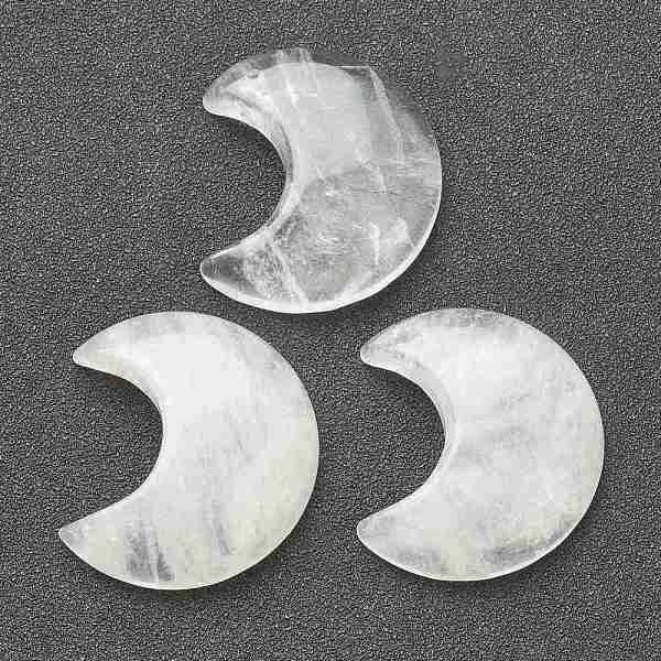 PandaHall Natural Quartz Crystal Pendants, Rock Crystal Pendants, Moon, 34~35x29~30x7.5~9mm, Hole: 1.2mm Quartz Crystal Moon
PandaHall Natural Quartz Crystal Pendants, Rock Crystal Pendants, Moon, 34~35x29~30x7.5~9mm, Hole: 1.2mm Quartz Crystal Moon