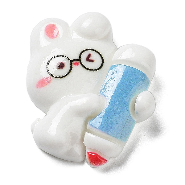 PandaHall Study Theme Opaque Resin Cabochons, Rabbit School Supplies, Pen, WhiteSmoke, 25x20x6mm Resin Pen White
PandaHall Study Theme Opaque Resin Cabochons, Rabbit School Supplies, Pen, WhiteSmoke, 25x20x6mm Resin Pen White