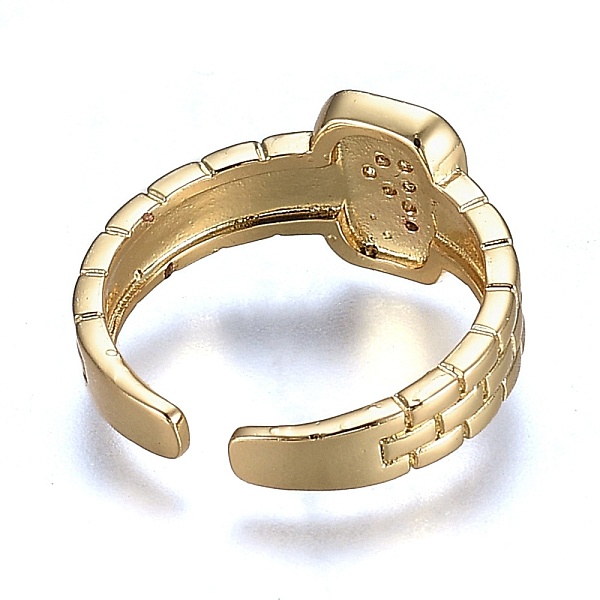 PandaHall Brass Micro Pave Clear Cubic Zirconia Cuff Rings, Open Rings, Cadmium Free & Lead Free, Rectangle, Golden, Letter.P, US Size 6 1/4...
PandaHall Brass Micro Pave Clear Cubic Zirconia Cuff Rings, Open Rings, Cadmium Free & Lead Free, Rectangle, Golden, Letter.P, US Size 6 1/4...