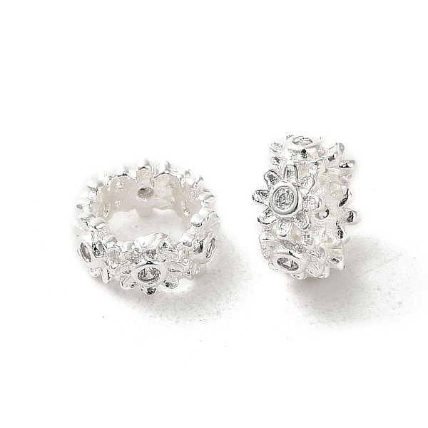 PandaHall Rack Plating Brass Beads, with Cubic Zirconia, Long-Lasting Plated, Lead Free & Cadmium Free, Rings with Flower, Clear, 8x4mm...
PandaHall Rack Plating Brass Beads, with Cubic Zirconia, Long-Lasting Plated, Lead Free & Cadmium Free, Rings with Flower, Clear, 8x4mm...