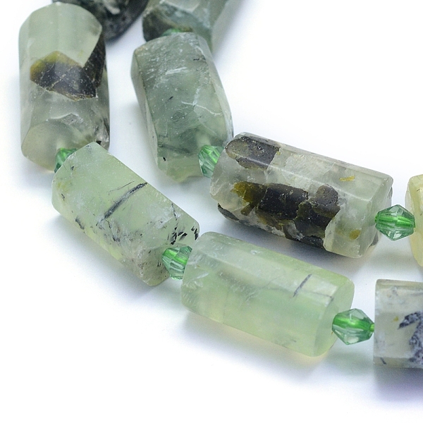 PandaHall Frosted Natural Prehnite Beads Strands, Faceted, Column, 13~18x7~10.5mm, Hole: 1mm, about 19~21pcs/strand, 15.16 inch(38.5cm)...
PandaHall Frosted Natural Prehnite Beads Strands, Faceted, Column, 13~18x7~10.5mm, Hole: 1mm, about 19~21pcs/strand, 15.16 inch(38.5cm)...