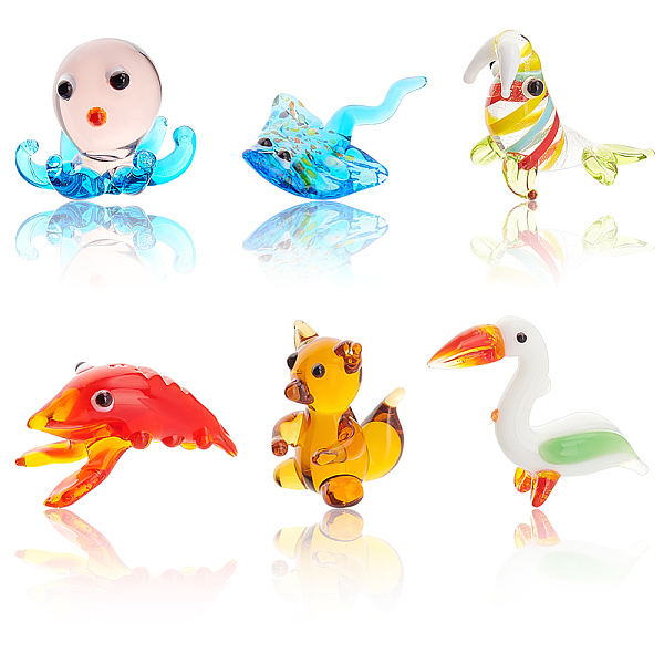 PandaHall AHADERMAKER 6Pcs 6 Styles Home Decorations, Handmade Lampwork Display Decorations, Mixed Shapes, Mixed Color, 17~37x15~26x4~27mm..., Multicolor
PandaHall AHADERMAKER 6Pcs 6 Styles Home Decorations, Handmade Lampwork Display Decorations, Mixed Shapes, Mixed Color, 17~37x15~26x4~27mm..., Multicolor