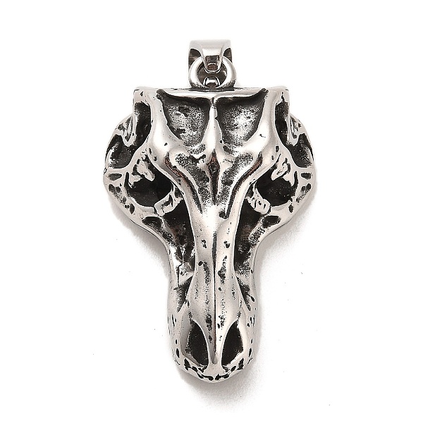PandaHall 304 Stainless Steel Pendants, Horse Charms, Antique Silver, 42x27.5x17.5mm, Hole: 9.5x5.5mm 304 Stainless Steel Horse
PandaHall 304 Stainless Steel Pendants, Horse Charms, Antique Silver, 42x27.5x17.5mm, Hole: 9.5x5.5mm 304 Stainless Steel Horse