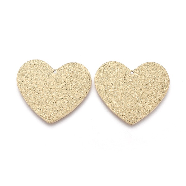 PandaHall 316 Surgical Stainless Steel Pendants, Textured, Heart, Golden, 25x28.5x1mm, Hole: 0.8mm 316 Surgical Stainless Steel Heart
PandaHall 316 Surgical Stainless Steel Pendants, Textured, Heart, Golden, 25x28.5x1mm, Hole: 0.8mm 316 Surgical Stainless Steel Heart