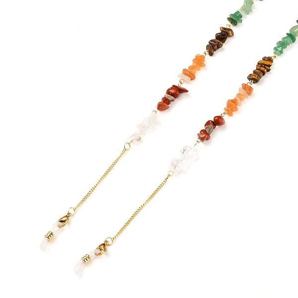 PandaHall 304 Stainless Steel Eyeglasses Chains, Neck Strap for Eyeglasses, with Mixed Stone, Lobster Claw Clasps and Rubber Loop Ends...
PandaHall 304 Stainless Steel Eyeglasses Chains, Neck Strap for Eyeglasses, with Mixed Stone, Lobster Claw Clasps and Rubber Loop Ends...