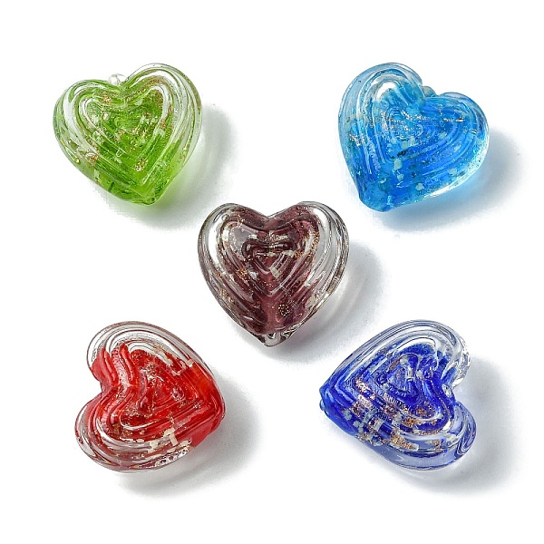 PandaHall Luminous Handmade Gold Sand Lampwork Beads, Glow in the Dark, Heart, Mixed Color, 19x21x12mm, Hole: 1.5mm Lampwork Heart..., Multicolor
PandaHall Luminous Handmade Gold Sand Lampwork Beads, Glow in the Dark, Heart, Mixed Color, 19x21x12mm, Hole: 1.5mm Lampwork Heart..., Multicolor
