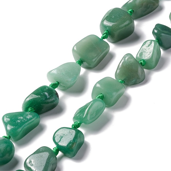 PandaHall Natural Green Aventurine Beads Strands, Nuggets, 16~36.8x13~28.5x8~21mm, Hole: 2~3.8mm, about 13pcs/strand, 16.26~17.52''...
PandaHall Natural Green Aventurine Beads Strands, Nuggets, 16~36.8x13~28.5x8~21mm, Hole: 2~3.8mm, about 13pcs/strand, 16.26~17.52''...