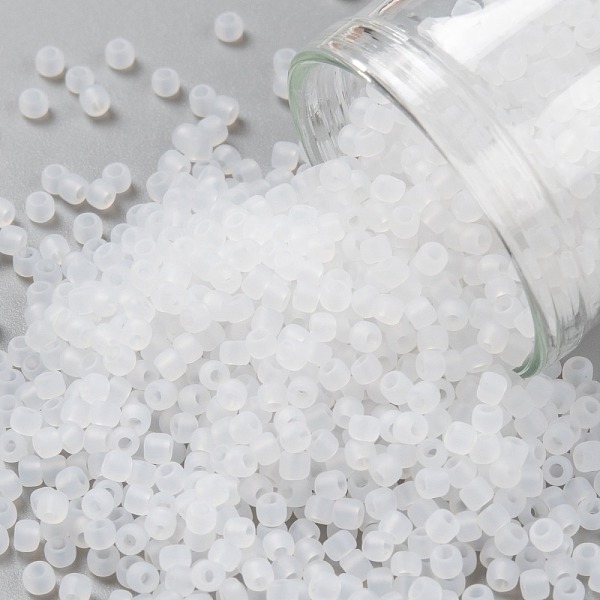 PandaHall TOHO Round Seed Beads, Japanese Seed Beads, Frosted, (141F) Ceylon Frost Snowflake, 11/0, 2.2mm, Hole: 0.8mm, about 1110pcs/bottle..., White
PandaHall TOHO Round Seed Beads, Japanese Seed Beads, Frosted, (141F) Ceylon Frost Snowflake, 11/0, 2.2mm, Hole: 0.8mm, about 1110pcs/bottle..., White