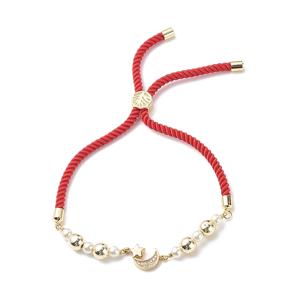 PandaHall Clear Cubic Zirconia Moon & Star Link Slider Bracelet, Glass Pearl & Synthetic Hematite Beaded Adjustable Bracelet for Women, Red...
PandaHall Clear Cubic Zirconia Moon & Star Link Slider Bracelet, Glass Pearl & Synthetic Hematite Beaded Adjustable Bracelet for Women, Red...