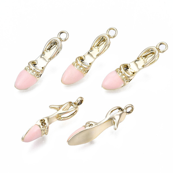PandaHall Rack Plating Alloy Enamel Pendant Rhinestone Settings, Free & Nickel Free & Lead Free, Shoes, Pink, Fit for 0.8~1mm Rhinestone...
PandaHall Rack Plating Alloy Enamel Pendant Rhinestone Settings, Free & Nickel Free & Lead Free, Shoes, Pink, Fit for 0.8~1mm Rhinestone...