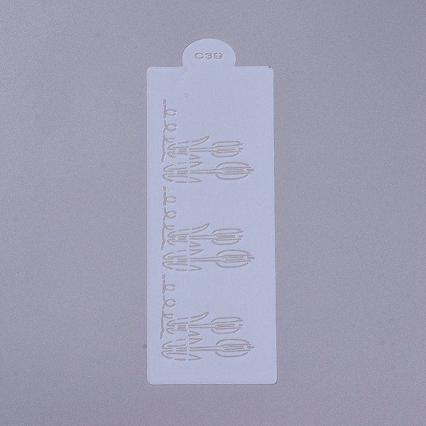 PandaHall Eco-Friendly Food Grade Plastic Templates Spray Cake Molds, Surface Cake Decorating Stencil Molds, Dessert Decorating Molds, Tulip..., White
PandaHall Eco-Friendly Food Grade Plastic Templates Spray Cake Molds, Surface Cake Decorating Stencil Molds, Dessert Decorating Molds, Tulip..., White