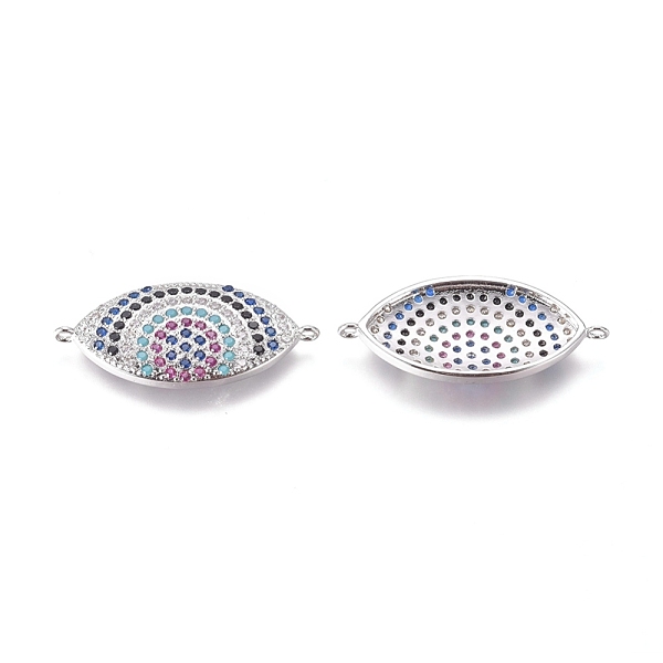 PandaHall Brass Micro Pave Cubic Zirconia Links connectors, Eye, Colorful, Platinum, 13x29x3mm, Hole: 1.2mm Brass+Cubic Zirconia Eye
PandaHall Brass Micro Pave Cubic Zirconia Links connectors, Eye, Colorful, Platinum, 13x29x3mm, Hole: 1.2mm Brass+Cubic Zirconia Eye