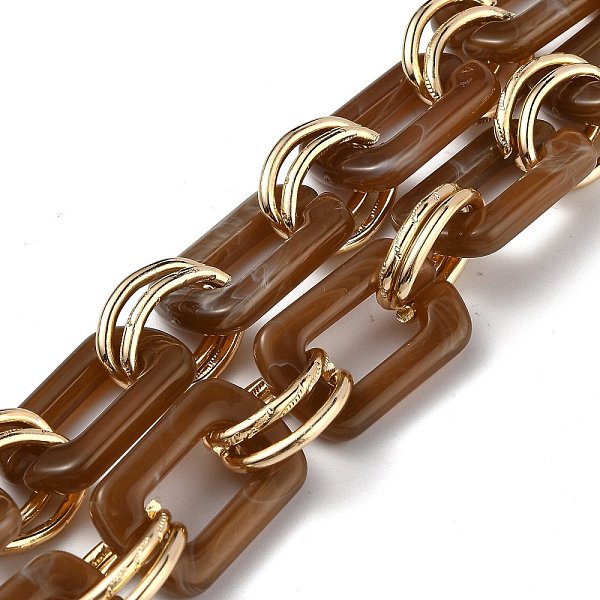 PandaHall Resin Bag Chains Strap, with Golden Alloy Link and Swivel Clasps, for Bag Straps Replacement Accessories, Sienna, 45x2cm Resin..., Brown
PandaHall Resin Bag Chains Strap, with Golden Alloy Link and Swivel Clasps, for Bag Straps Replacement Accessories, Sienna, 45x2cm Resin..., Brown