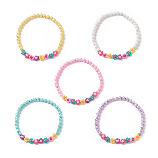 PandaHall Acrylic Flower & Faceted Round Beaded Necklaces, for Women, Mixed Color, 18-1/4 inch(46.4cm) Acrylic Multicolor
PandaHall Acrylic Flower & Faceted Round Beaded Necklaces, for Women, Mixed Color, 18-1/4 inch(46.4cm) Acrylic Multicolor