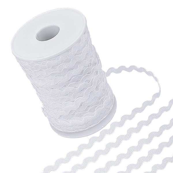 PandaHall GORGECRAFT 54.6Yds/50m Wave Bending Fringe Trim 5mm Wide White Rick Rack Zig Zag RIC Rac Trim Curved Woven Braided Fabric Webbing...
PandaHall GORGECRAFT 54.6Yds/50m Wave Bending Fringe Trim 5mm Wide White Rick Rack Zig Zag RIC Rac Trim Curved Woven Braided Fabric Webbing...