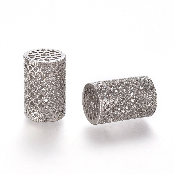 PandaHall Hollow Brass Beads, Column, Real Platinum Plated, 18.5x12mm, Hole: 2mm Brass Column
PandaHall Hollow Brass Beads, Column, Real Platinum Plated, 18.5x12mm, Hole: 2mm Brass Column