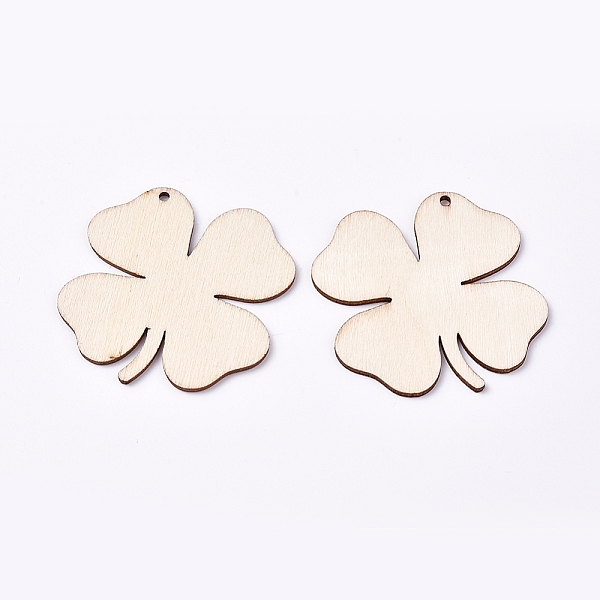 PandaHall Undyed Wood Pendants, Four Leaf Clover, Blanched Almond, 49.4x49.8x1.5mm, Hole: 2mm Wood Clover Orange
PandaHall Undyed Wood Pendants, Four Leaf Clover, Blanched Almond, 49.4x49.8x1.5mm, Hole: 2mm Wood Clover Orange