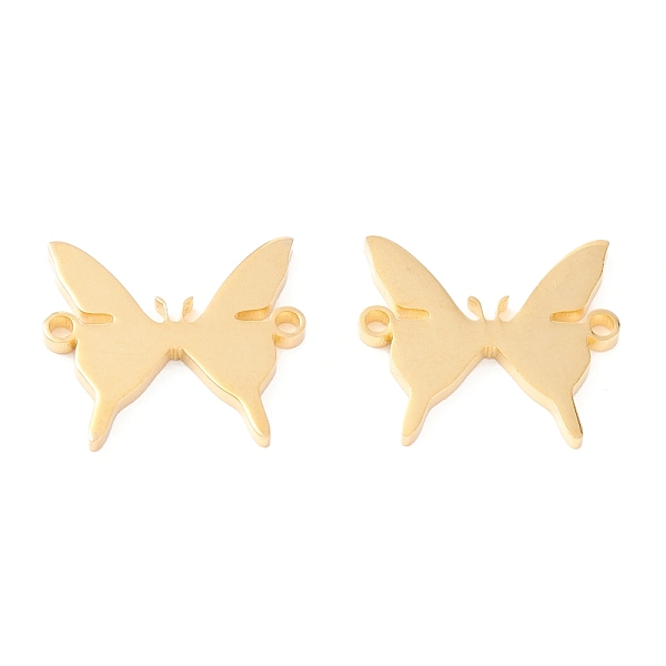 PandaHall 201 Stainless Steel Links, Manual Polishing, Butterfly, Vacuum Plating, Real 18K Gold Plated, 15x17x1.5mm, Hole: 1.4mm 201...
PandaHall 201 Stainless Steel Links, Manual Polishing, Butterfly, Vacuum Plating, Real 18K Gold Plated, 15x17x1.5mm, Hole: 1.4mm 201...