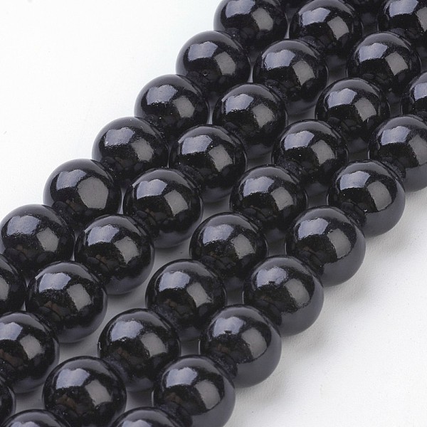 PandaHall Natural Mashan Jade Round Beads Strands, Dyed, Black, 10mm, Hole: 1mm, about 41pcs/strand, 15.7 inch Mashan Jade Round Black
PandaHall Natural Mashan Jade Round Beads Strands, Dyed, Black, 10mm, Hole: 1mm, about 41pcs/strand, 15.7 inch Mashan Jade Round Black