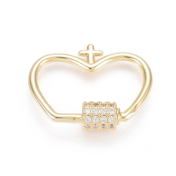 PandaHall Brass Micro Pave Clear Cubic Zirconia Screw Carabiner Lock Charms, for Necklaces Making, Crown, Golden, 18.5x24.5x5.5mm Brass...
PandaHall Brass Micro Pave Clear Cubic Zirconia Screw Carabiner Lock Charms, for Necklaces Making, Crown, Golden, 18.5x24.5x5.5mm Brass...