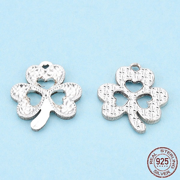 PandaHall 925 Sterling Silver Charms, Clover, Silver, 13.5x12.5x1.5mm, Hole: 1mm Sterling Silver Clover
PandaHall 925 Sterling Silver Charms, Clover, Silver, 13.5x12.5x1.5mm, Hole: 1mm Sterling Silver Clover