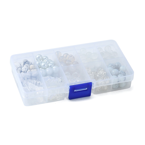 PandaHall DIY Beads Jewelry Making Finding Kit, Including Round & Rondelle & Butterfly Glass Acrylic & Natural Howlite Quartz Chip Beads..., White
PandaHall DIY Beads Jewelry Making Finding Kit, Including Round & Rondelle & Butterfly Glass Acrylic & Natural Howlite Quartz Chip Beads..., White