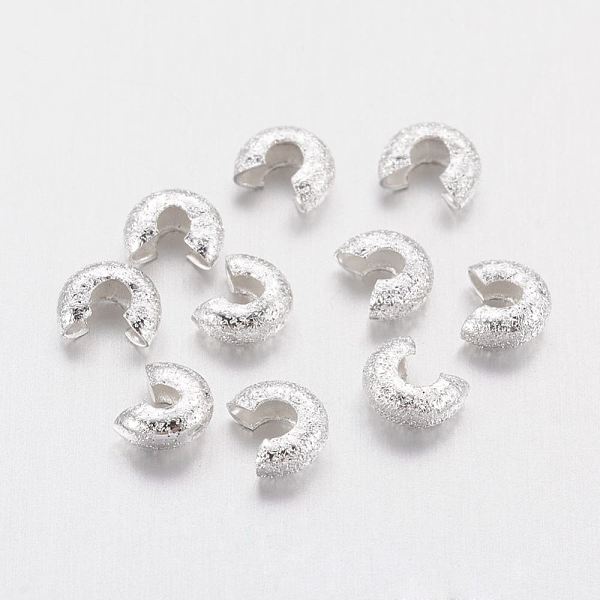 PandaHall Brass Crimp Beads Covers, Nickel Free, Silver Color Plated, 3.2mm In Diameter, Hole: 1.2mm Brass
PandaHall Brass Crimp Beads Covers, Nickel Free, Silver Color Plated, 3.2mm In Diameter, Hole: 1.2mm Brass