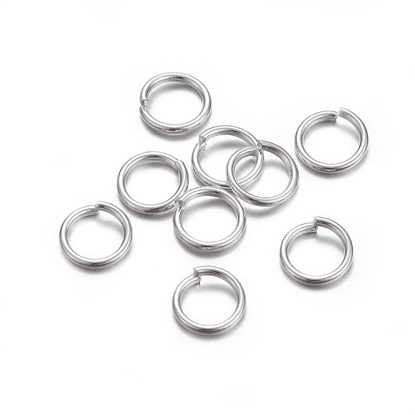 PandaHall 304 Stainless Steel Jump Rings, Open Jump Rings, Silver Color Plated, 20 Gauge, 6x0.8mm, Inner Diameter: 4.5mm 304 Stainless Steel
PandaHall 304 Stainless Steel Jump Rings, Open Jump Rings, Silver Color Plated, 20 Gauge, 6x0.8mm, Inner Diameter: 4.5mm 304 Stainless Steel